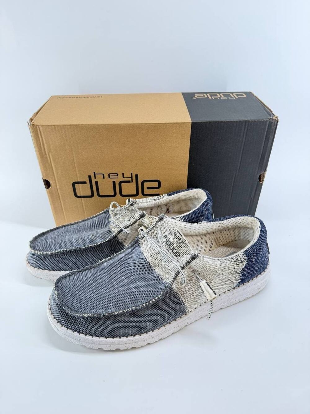 HEYDUDE Wally Funk Men’s Slip On Loafers Camo Dark Grey Size 9 5011095